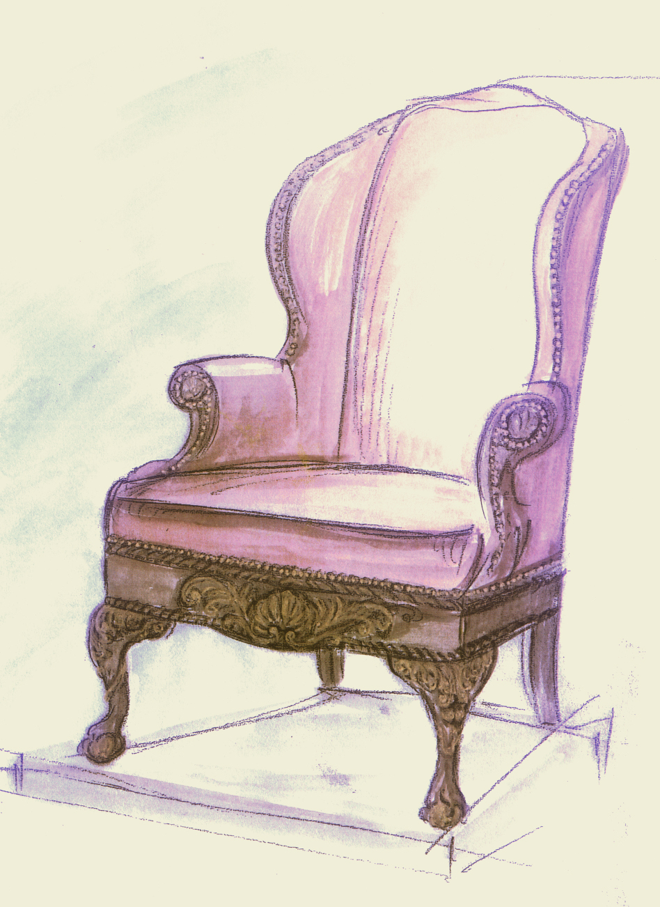 Вольтеровское  кресло