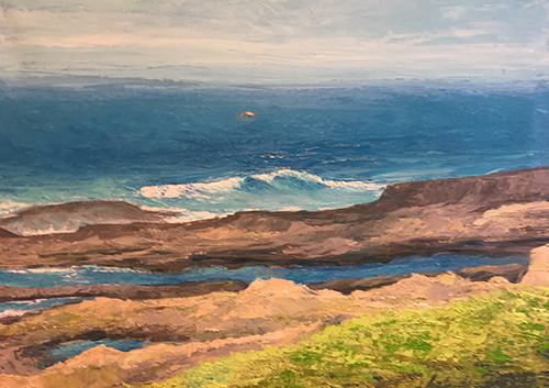 Волна. холст,масло 50х70