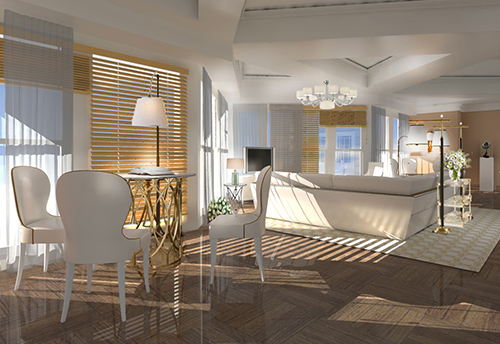 Гостиная 64 этаж