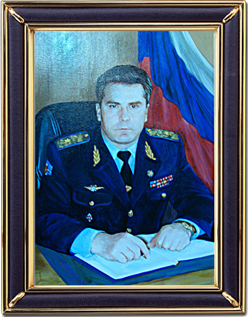 Командир. .холст, масло  2010г 