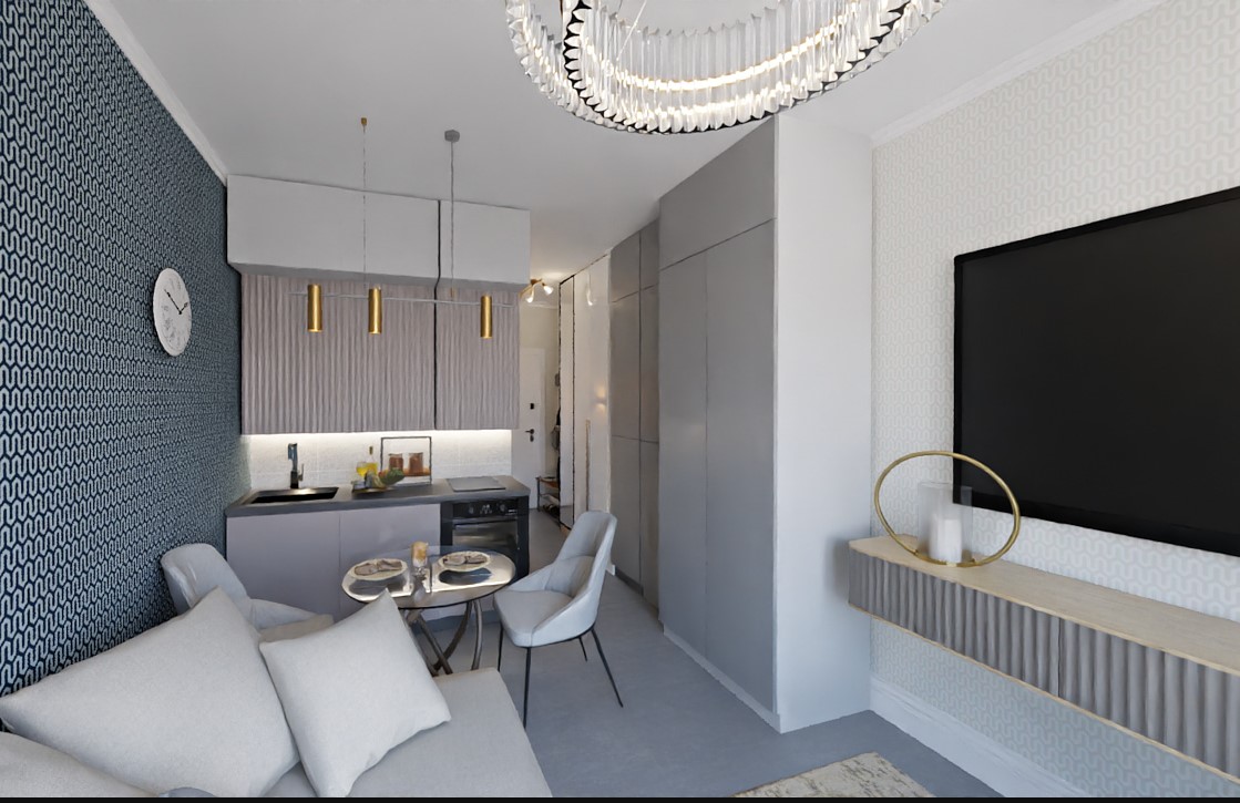 Студия 19,8кв.м.