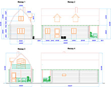 вариант 2, фасады