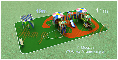 Варианты детских площадок