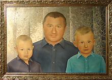 Внуки. 1200х800 холст, масло 2011г.