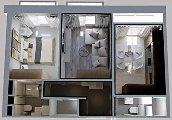 Квартира 52,8 м2