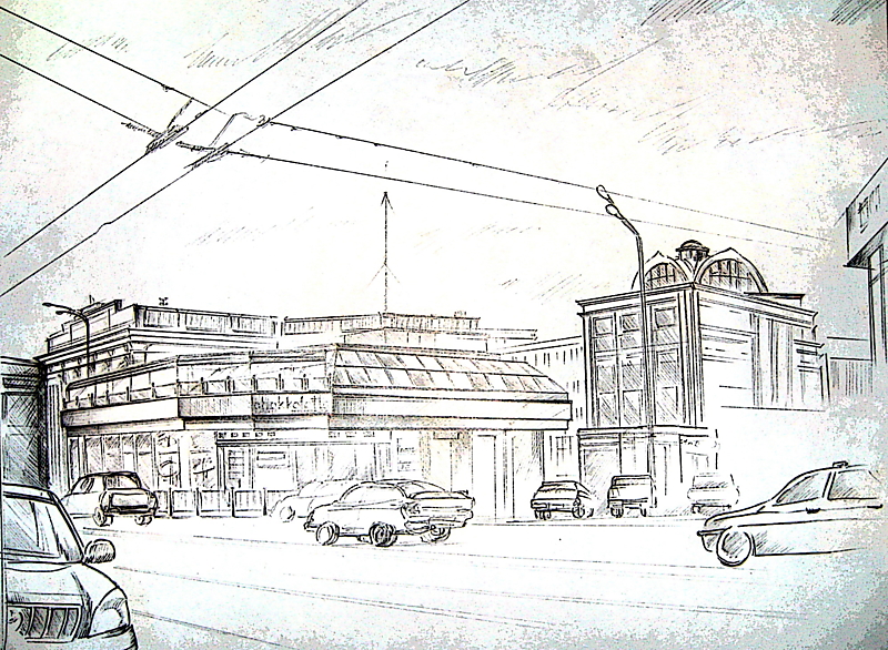 Проект летний веранды кафе "Chokkolatta"