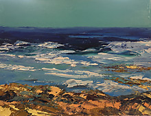 Море. холст, масло 30х40