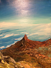 Вид города1. холст, масло 50х70